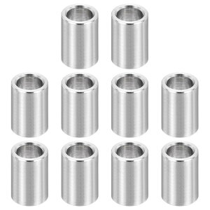 PATIKIL M7ステンレススペーサー 12個のメタルスペーサー 7mm ID x 10mm OD x 15mm L スクリュースタンドオフ 1/4"またはM7スクリュー用