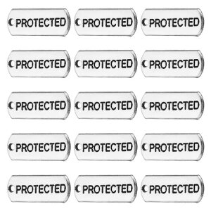 PATIKIL [hy_g 20 ~j[hy_g"PROTECTED"y_goN Be[W^y m[gfUCi[ DIY WG[쐬p uXbg lbNX H|i L[z