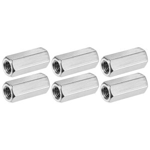 M METERXITY 6���� M8 x 1.25�s�b�` �Z�p�����i�b�g�A30mm/1.18�C���` ���� 304�X�e�����X�| ���S�˂����b�h�����i�b�g �@�B/�Y�Ɨp�A�X�^�b�f�B���O�R�l�N�^�t�@�X�i�[[�V���o�[�g�[��]