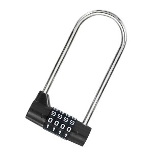 PATIKIL 組み合わせロック 4桁 ジムロッカーロック亜鉛合金ロック安全ロックバイクジムロッカー従業員ロッカースポーツロッカーケース引き出し用-1パック(黒色)