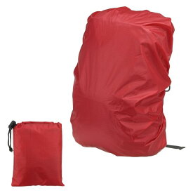 PATIKIL 50-70L 防水バックパックレ インカバー 滑り止めクロスバックルストラップとドローストリングバッグ付き ハイキング キャンプ 旅行用 XLサイズ 赤チェック柄