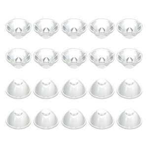 PATIKIL 5�x20mm�n�C�p���[LED�����Y 20�� LED���t ���N�^�[�R�����[�^�[�A�N�������wPMMA�X���[�X�T�[�t�F�X�����Y1W LED���C�g�����v�d���X�|�b�g���C�g�p�l���p �N���A