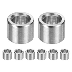 M METERXITY 8PCS M6 304�X�e�����X�X�`�[���X�y�[�T�[ 6mm ID x 10mm OD x 8mm l ���^���X�N�����[�X�^���h�I�t�u�b�V���O ��s�@�d�グ ���E���h�X�y�[�T�[ 304�X�e�����X�X�`�[�� �X�N�����[�{���g�p 