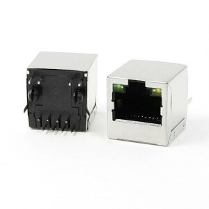 RJ45 LED �W���b�N RJ45 LED �v���O �V�[���h�|�[�g 8P8C �C���W�P�[�^�[ 5����