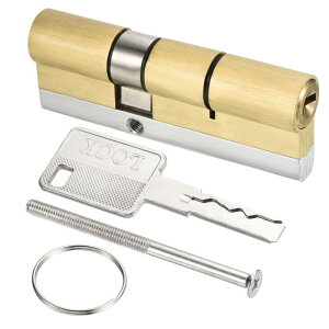 PATIKIL 32.5/52.5 85 mm全体 ヨーロピアンダブルロックシリンダー ドアシリンダーロック 8キー付き 木製ドア用 アルミドア用