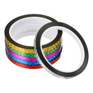 PATIKIL vYe[vZbg 8mm x 50m 6 zOtBbN  Ȑڒ DIY A[gNtgbsO p A\[gJ[