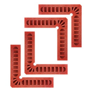 ʒuߐ` pNv 90xR[i[Nv ؍Hp 100 x 100 mm bh 4