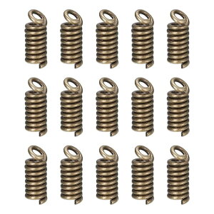 �d���[���L���b�v �d���ǃL���b�v �X�v�����O�`���[�u�L���b�v �A�C���� ���[�v�t�� DIY�W���G���[�N���t�g�쐬�p 3.5x8.5mm �u�����Y�g�[�� 300����