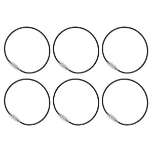 PATIKIL 150 mm C[L[z_[P[u 6 iCR[eBO XeX| 1.5 mm L[z_[[v AEghA nCLO ݂艺ו^O L[ IDJ[hp 