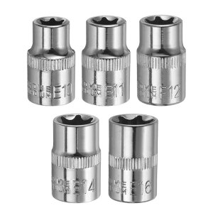 5�Z�b�g E-Torx �\�P�b�g 3/8 �h���C�u E10-E16 �O���g���N�X �f�B�[�vCR-V 6�_ �X�v���C���t�B�[���[�� �r�b�g �����ԏC�� �ƒ�p�����e�i���X DIY �n���h���C�L���O 1.1 ����