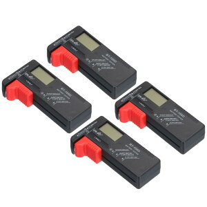 PATIKIL fW^obe[eX^[ 4 BT-168Df NAXN[obe[dCeX^[ {g`FbJ[ 1.5V AA AAA C D 9V ~jZp bh ubN