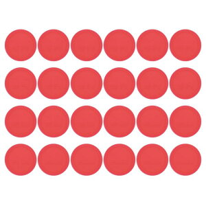 PATIKIL サブリメーションタンブラー用ゴム製ボトム 24個入り 58mmシリコン製保護用セルフアドヒーシブ防滑ボトム ワインタンブラーやサーマルボトル用 オレンジレッド