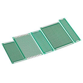 PATIKIL PCB ボード回路 50 個 プロトタイプ パーフボードはんだボード DIY はんだ付けおよび電子プロジェクト 回路基板用 はんだ付け 可能なブレッドボード 緑
