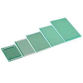 PATIKIL PCB ボード回路 20 個 プロトタイプパーフボードはんだボード DIY はんだ付けおよび電子プロジェクトボード用はんだ付け可能なブレッドボード 緑