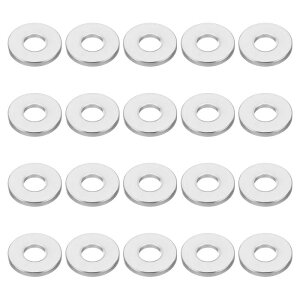 PATIKIL M6�A���~�X�y�[�T�[ 20�� ���^���X�y�[�T�[�A���~ ���E���h 6.2mm ID x 15mm OD x 2mm L ���� �A���~�X�y�[�T�[ �l�W�X�^���h�I�t 1/4��M6�l�W�{���g