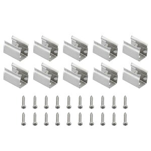 PATIKIL LED�X�g���b�v�����v�N���b�v 40�� ��t����Œ�N���b�v �X�e�����X�| �N�����v�z���_�[ �l�W�t�� 4.8 mm-6 mm�l�I��RGB���C�g�P�[�u�����{���p