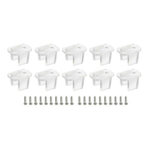 LED�l�I����t�N���b�v �l�I�����C�g��t�u���P�b�g �l�I���Œ�N�����v 6mm - 7mm �V���R��LED�l�I���X�g���b�v�p �N���A 100����