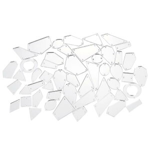 �D���t���A�N�����s�K���~���[�s�[�X�L�b�g DIY �~���[���C���X�g�[���~���[�r�[�Y �C�u�j���O�h���X �z �ߕ��p �V���o�[ 50��