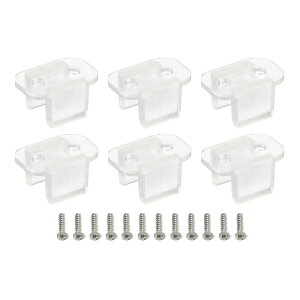LED�l�I����t�N���b�v �l�I�����C�g��t�u���P�b�g �l�I���Œ�N�����v 4.5mm - 6mm �V���R��LED�l�I���X�g���b�v�p �N���A 50����