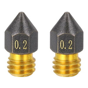 2�Z�b�g 0.2mm MK8 �^�J�m�Y�� M6�l�W PTFE�R�[�e�B���O�m�Y���L�b�g 3D�v�����^�[�A�N�Z�T���[ �����Ή� ��s �ϖ��Ր� MK3S Mini 3D�v�����^�[�z�b�g�G���h�����p�`�b�v