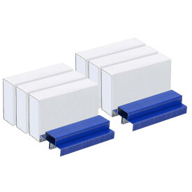 PATIKIL ステープル 6パック（パックごとに1000個ステープル）26/6標準 1/4"長さステープル ホームオフィス用品に最適 ブルー