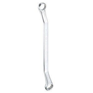 45度オフセットボックスエンドレンチ20mm x 22mm 12ポイントメトリックCR-Vダブルボックスエンドレンチクロムバナジウム鋼ロングオフセットトルクスボックスレンチ自動車家庭用修理ツール