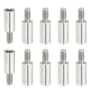 PATIKIL VOwbhX^bh 10 M3x12+6mm XeX| ی^烁X^X^hItXy[T[˂{g NbhRv^[h[ Rs[^[HA\[gLbgp Vo
