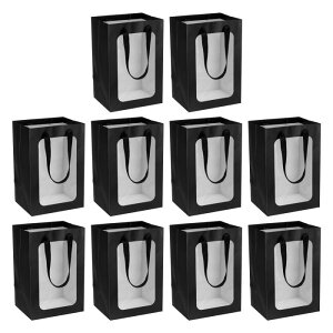 PATIKIL 20 x 16 x 30 cm �M�t�g�o�b�O �������t�� 10�� ���M�t�g�g�[�g�o�b�O �n���h���t�� �u���C�_���V�����[�t�F�X�e�B�o���p�[�e�B�[�p �u���b�N