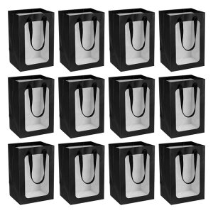 PATIKIL 20 x 16 x 30 cm �M�t�g�o�b�O �������t�� 12�� ���M�t�g�g�[�g�o�b�O �n���h���t�� �u���C�_���V�����[�t�F�X�e�B�o���p�[�e�B�[�p �u���b�N