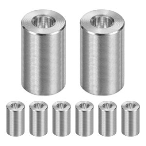 M METERXITY 8PCS M6 304�X�e�����X�X�`�[���X�y�[�T�[ 6mm ID x 14mm OD x 22mm l ���^���X�N�����[�X�^���h�I�t�u�b�V���O ��s�@�d�グ ���E���h�X�y�[�T�[ 304�X�e�����X�X�`�[�� �X�N�����[�{���g�p 