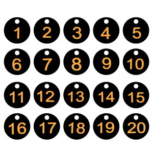 PATIKIL 1-20 ԍ^O vX`bN Eh ԍt }[LO  ID L[nO^O h~g[L[`F[{bNX WLrlbg bJ[ F CG[eLXg