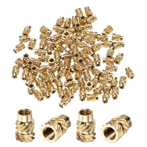 M METERXITY 150�p�b�N�̃l�W���݃C���T�[�g M2.5 x 6mm x 4mm�^�J�������m�u���g���b�N�i�b�g �v���X�`�b�N/DIY 3D�v�����g���i�p�̐^�J�q�[�g�Z�b�g�C���T�[�g���ߍ��݃i�b�g