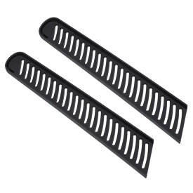 PATIKIL PP刃先ガード ナイフエッジガード ナイフシース 20.3cmパンナイフ用 2個入り キッチンアクセサリー ブラック