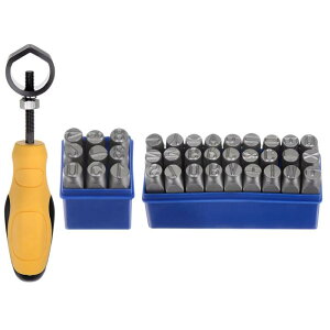 36̋X^sOLbg 31/64" (12.5mm) (A-Z, 0-8, "&" V{) X`[^[p`vXc[ƃz_[  vX`bN ؍ v ɃX^v߂