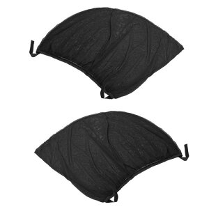 �Ԃ̃T�C�h�E�B���h�E�㕔�ʋC�����b�V�� �T���V�F�[�h ���O���h�~ 130x55 cm 1�y�A