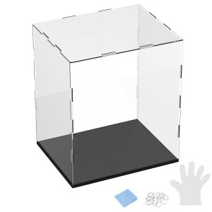 M METERXITY 1�p�b�N�̃A�N�����f�B�X�v���C�P�[�X 9.8x7.9x11.8�C���`/25x20x30cm�̃A�N�����N���A�f�B�X�v���C�P�[�X�{�b�N�X �R���N�V�����p�̍����ؐ��x�[�X�t�� �h�o�V���[�P�[�X[�� �N���A]