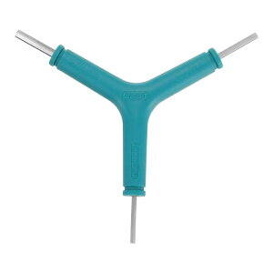 Y字型3方向自転車六角レンチ 2.5/3/4mm Y型内六角レンチキット オール インワン マルチポータブル自転車トルクスパナ 自転車サイクリング修理用ハードウェアツール ブルー