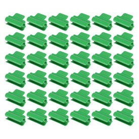 PATIKIL 温室クランプ 50個 ガーデン フィルム列カバー クリップ 16 mmパイプ 園芸フープ 植物カバー サポートネットトンネル シェードクロス用 緑