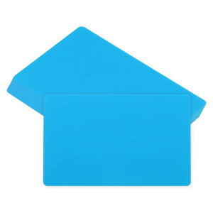 PATIKIL 0.21 mm ���^���r�W�l�X�J�[�h 20�� �u�����N�l�[���J�[�h �z�Ɏ_���A���~�j�E�� DIY�M�t�g�J�[�h�p �u���[