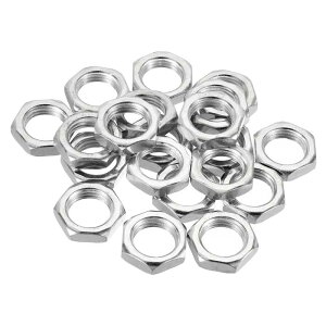 PATIKIL M16 x 1.5 �X�`�[���Z�p�i�b�g 20�� ���g���b�N�X���b�h �������b�L �n�[�h�E�F�A�i�b�g�X�N�����[ �{���g�t�@�X�i�[ 6 mm����