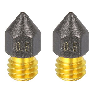 2�� 0.5mm MK8 �^���m�Y�� M6�l�W PTFE�R�[�e�B���O�m�Y���L�b�g 3D�v�����^�[�A�N�Z�T���[ �����Ή� ��s �ϖ��Ր� MK3S Mini 3D�v�����^�[�z�b�g�G���h�����p�`�b�v
