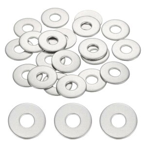 20��M6 304�X�e�����X�|�������ی`�t���b�g�X�y�[�T�[ �l�W �{���g �z�� ������ DIY �d�q�@��p6mm���a18mm�O�a1.2mm��