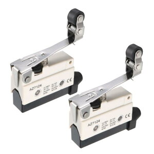 �}�C�N���X�C�b�` AZ-7124 SPDT 1NO+1NC �����O�q���W ���[���[ ���o�[ �^�C�v ��u �}�C�N���X�C�b�` 2����