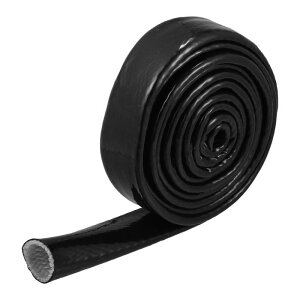 X AUTOHAUX �ϔM�h�΃X���[�u�p�C�v �q�[�g�V�[���h�X���[�u �V���R�[���핢 �K���X�@�ۃe�[�v �����ԃz�[�X���C���p �u���b�N 25.5mmID 10�t�B�[�g