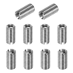 M METERXITY 10�p�b�N�̃X���b�h�A�_�v�^�[�X���[�u�k���i�b�g�AM6x1���X����M4x0.7���X�ւ�12mm H�X���b�h�C���C���T�[�g�X�e�����X�X�`�[���i�b�g�l�W���f���[�T�[�A�l�W�X���[�u�ϊ�