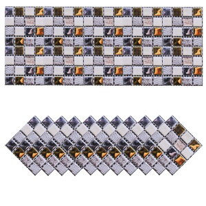 UCN^CXebJ[20Zbg 10 x 10cm̐`ǎȔSPVChǃXebJ[fJ[ Lb`  DIYNtgpiX^C28j