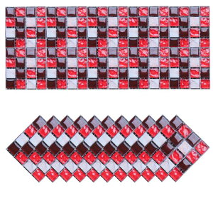 UCN^CXebJ[20Zbg 10 x 10cm̐`ǎȔSPVChǃXebJ[fJ[ Lb`  DIYNtgpiX^C35j