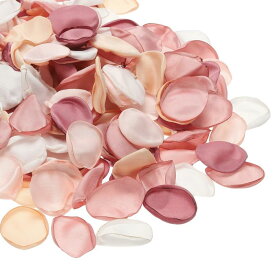 ウェディングパーティープロポーズ記念日装飾用 300個 人工バラ 花びら偽 シルク花びら ホワイト/ピンク/ダークピンク