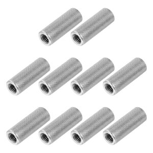 PATIKIL 10�� M6x1mm ���i�b�g ��10mm x ����30mm �J�b�v�����O�i�b�g 304�X�e�����X�|�� ���E���h�R�l�N�^�i�b�g �S�˂� �X�y�[�T�[ �X�^�b�h�R�l�N�^�t�@�X�i�[ �J���� �d�q�@�� �@�B �Ƌ� �ڑ� �C