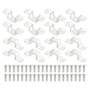 PATIKIL LED�X�g���b�v�����v�N���b�v 50�� ���t���u ���P�b�g �\�t�g�Œ�N���b�v �N�����v�z���_�[ �l�W�t�� ��10 mm 3528/5050 �l�I��R gB���C�g�P�[�u�����{���p ����